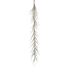 7-foot brown twig garland with warm white LED lights