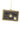 Cody Foster Black Credit Card glass ornament with black and gold card design, glitter accents, raised details, and gold hanging cord.