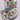 Grinch Ribbon w/ Black & White Striped Edge, 4" x 10Y