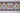 Decorative ribbon with Grinch-themed design on a black and white striped background