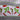 Grinch Ribbon w/ Black & White Striped Edge, 4" x 10Y