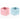 Baby Block Ceramic Pot in Pink or Blue 4.5"H, Op 4.5"