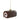 Cody Foster Chocolate Swiss Roll Ornament featuring a glossy glass chocolate snack cake roll with a white cream swirl center and gold hanging cap.