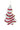 Cody Foster Christmas Tree Cake Ornament featuring a white glass tree-shaped snack cake with red icing stripes, green sprinkle accents, glitter, and a bite detail.