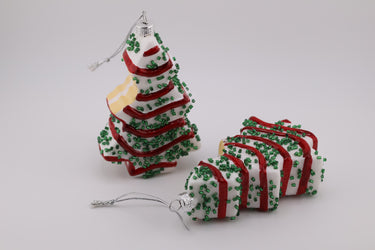 Cody Foster Christmas Tree Cake Ornament