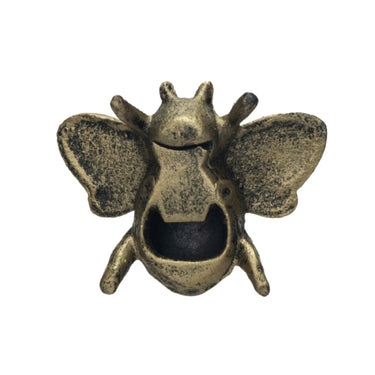 Cast Iron Bee Bottle Opener – Distressed Gold