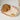 Cookies for Santa ceramic Christmas platter with hand-painted red and green plaid border, raised white mice, and chocolate chip cookie detail.