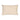Neutral cotton pillow back panel with subtle texture and concealed zipper closure.