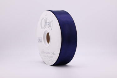 Navy Ribbon - Double Face Satin #9 (1-1/2 Inch) 50 Yards