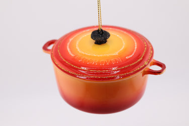 Cody Foster Orange Dutch Oven Ornament