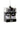 Cody Foster Espresso Machine Ornament featuring a silver and black glass espresso machine with glitter accents.