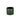 Dark green glazed ceramic planter with an embossed pattern of overlapping Christmas trees.