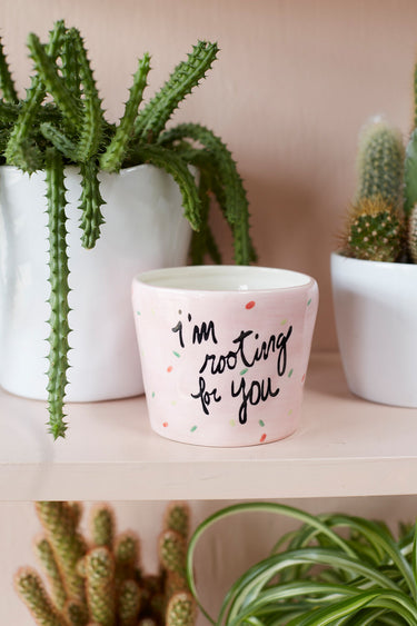 Encouraging Pot - "I'm Rooting For You"