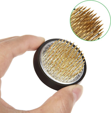 Brass Floral Pin Frog - 2" Dia