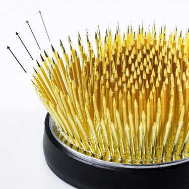 Brass Flared Floral Pin Frog - 2" Dia