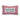 Fly Coach needlepoint pillow front view with ivory text panel, pink and red geometric pattern, and soft blue piping