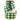 Green & Metallic Gold Harlequin Ribbon – 2.5" x 10 Yards