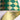 Green & Metallic Gold Harlequin Ribbon, 2.5" x 10Y