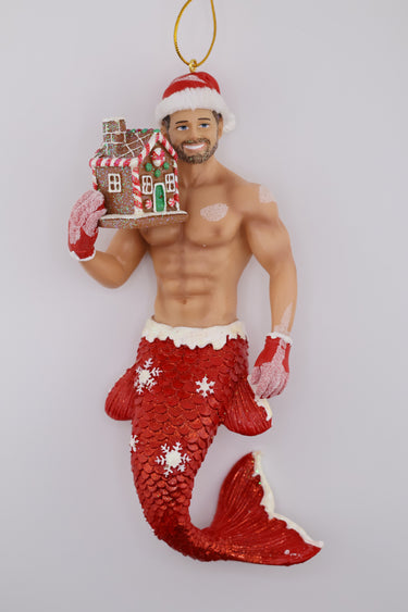 December Diamonds Gingerbread Santa Ornament
