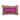 God Is Testing Me needlepoint pillow front view with leopard print, lavender center panel, and red trim