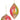 Red Iridescent Shiny Cloud Ornament (Set of 2)