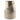 Champagne Metallic Vertical Stripe Ribbon – Ivory Sheer with Gold Foil Stripes, 2.5" x 10 Yards