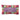 It’s Me needlepoint pillow front view with lavender text panel, hearts and daisy patchwork border, and red piping