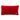 It’s Me needlepoint pillow back view with red velvet backing and embroidered Furbish logo
