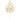 Ivory Glitter Leaf Spray, 22.75"H