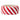 Peppermint Swirl Concrete Planter, Red/White Diagonal Stripe, 3.5"H