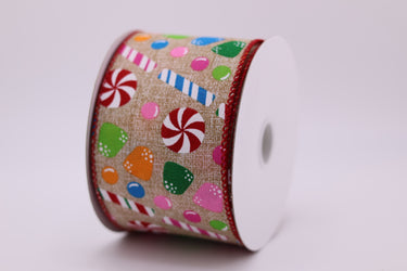 Candy Print Ribbon, 2.5" x 10Y