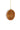 Cody Foster Oatmeal Creme Pie Ornament featuring a glass golden-brown sandwich cookie with white creme center, subtle glitter, and gold hanging cord.