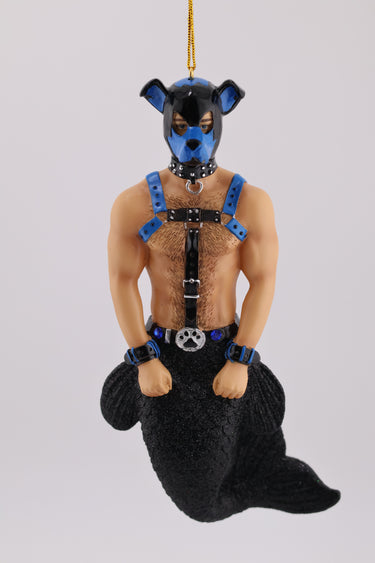 December Diamonds Blue Pup Ornament