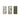 Floral Print Matchbox Tubes w/ Safety Matches (Set of 3)