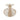 Stoneware Organic Shaped Striped Vase | Neutral Decorative Vase