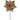 Velvet Taupe Poinsetta Pick, 11.75"L