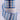 White/Dusty Blue/Turquoise Cascade Harlequin Ribbon, 2.5" x 10Y