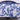 Chinoiserie Swirl Ribbon, White & Blue, 2.5" x 10Y