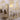 White Satin Ribbon w/ Gold Embossed Trees & Snowflakes, 2.5" x 10Y