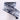 Geneva Deluxe Flower Ribbon - White/Navy - 2.5in x 10yds