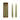 Set of two unscented cedar green tree-shaped taper candles, 10 inches tall