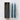 Unscented Tree Shaped Taper Candles - Blue w/ Gold Tips 10" (Set of 2)