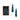 Unscented Tree Shaped Taper Candles - Blue w/ Gold Tips 4.75" (Set of 2)