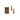 Set of two metallic gold mini tree-shaped taper candles, 4.75 inches tall, in gift box.