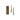 Set of two tall metallic gold tree-shaped taper candles, 10 inches, in gift box.