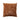 20" Square Cotton Pillow with Tufted Design, Brown & Natural