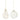 Pearl Bead Ornament, Glass (Set of 2)