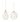Pearl Bead Ornament, Glass (Set of 2)