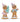 Pastel Gingerbread Kids (Set of 2) 6"Hx3.25"Lx2"W