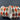Harlequin Faded Ribbon - Black/Red/Gold - 2.5" x 10Y
